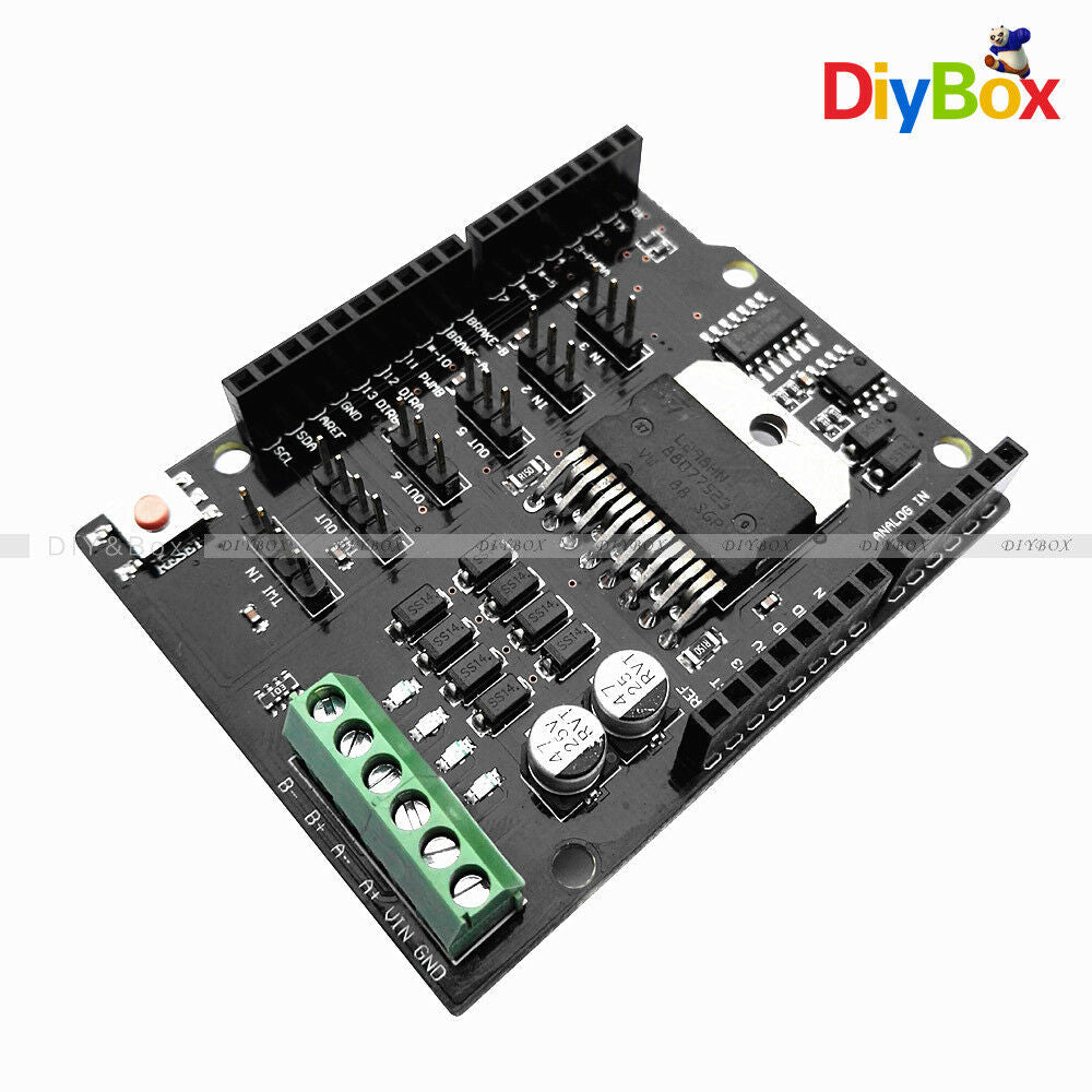 Arduino L298NH 2A H-Bridge Dual Channel DC Motor Driver Shield Module Than L298P