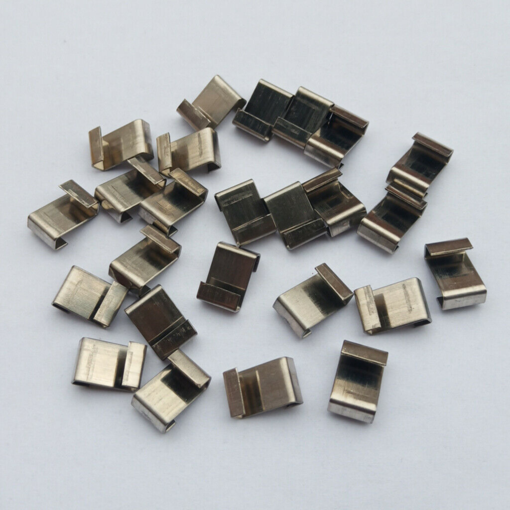25x Stainless Steel Z-Lap Type Greenhouse Glazing Clips Replacement Garden