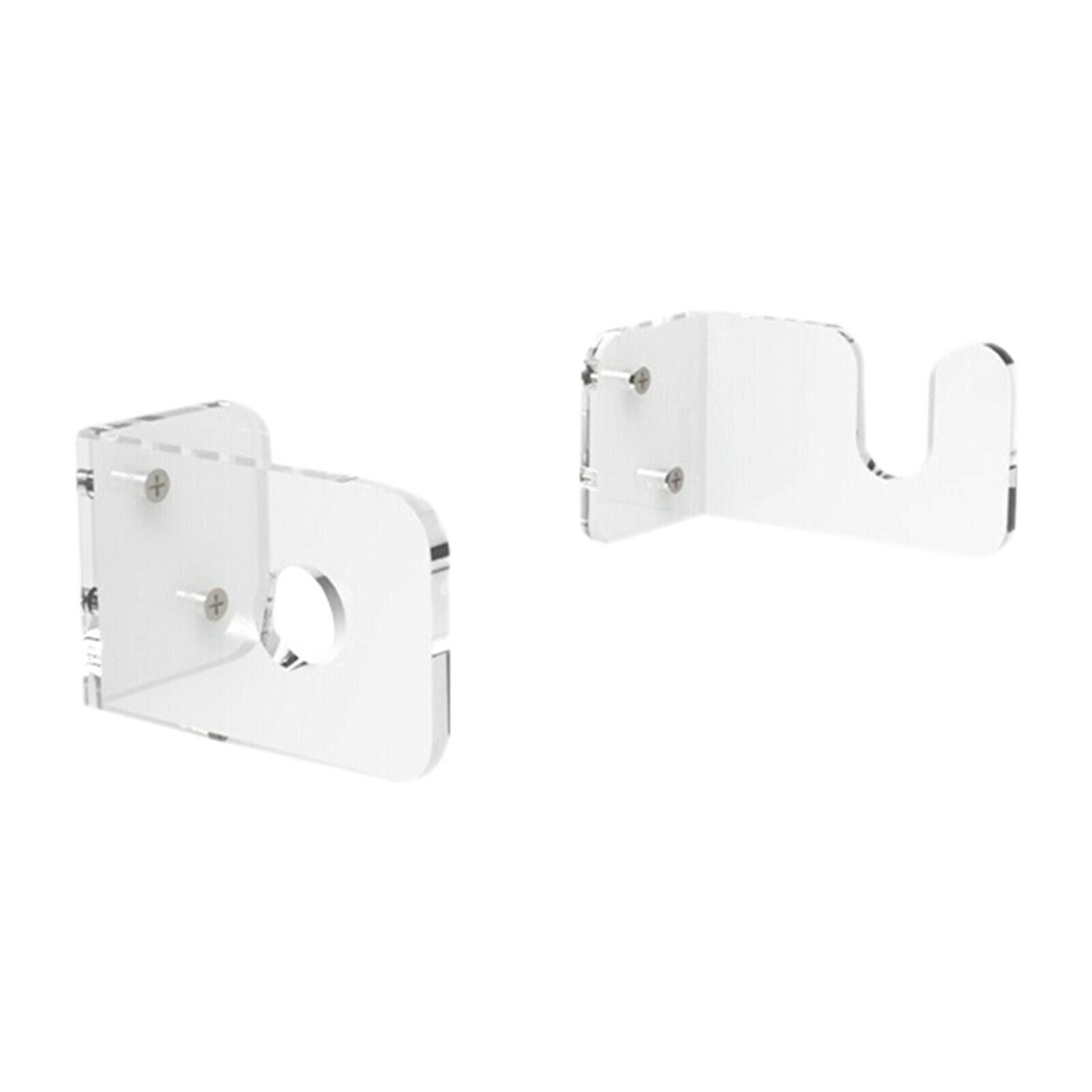2-Pack Acrylic Guitar Hanger Wall Hook Holder Stand for Electric Acoustic Guitar