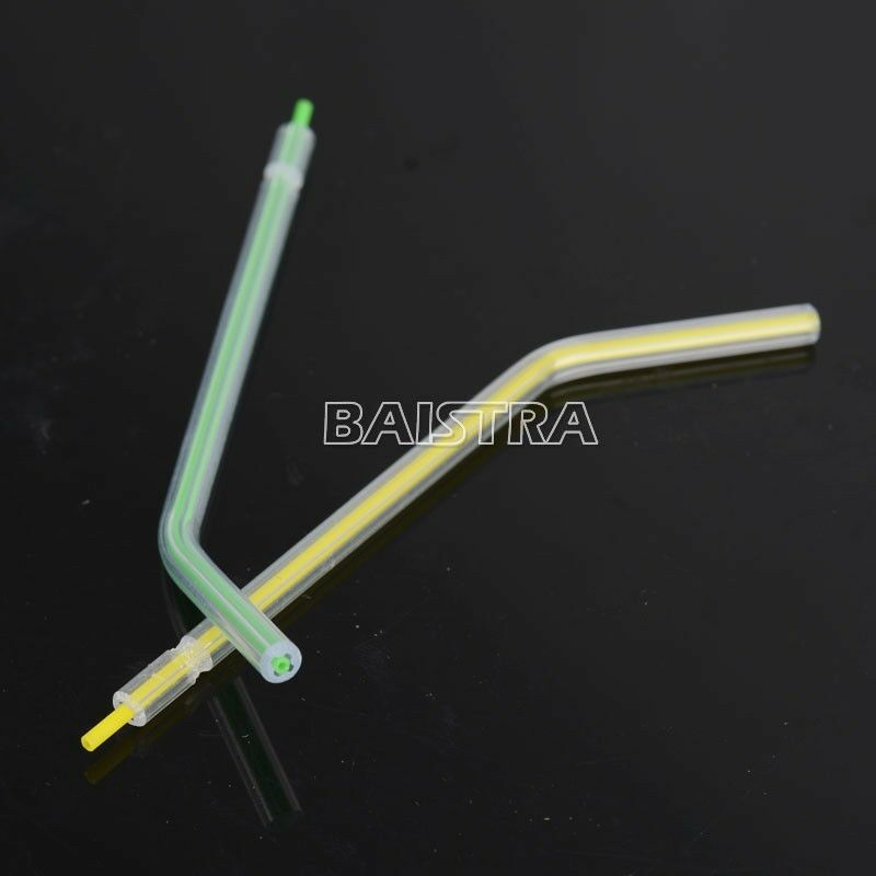 200PCS Dental Spray Disposable Nozzles Tips Colorful for 3 Way Air Water Syringe