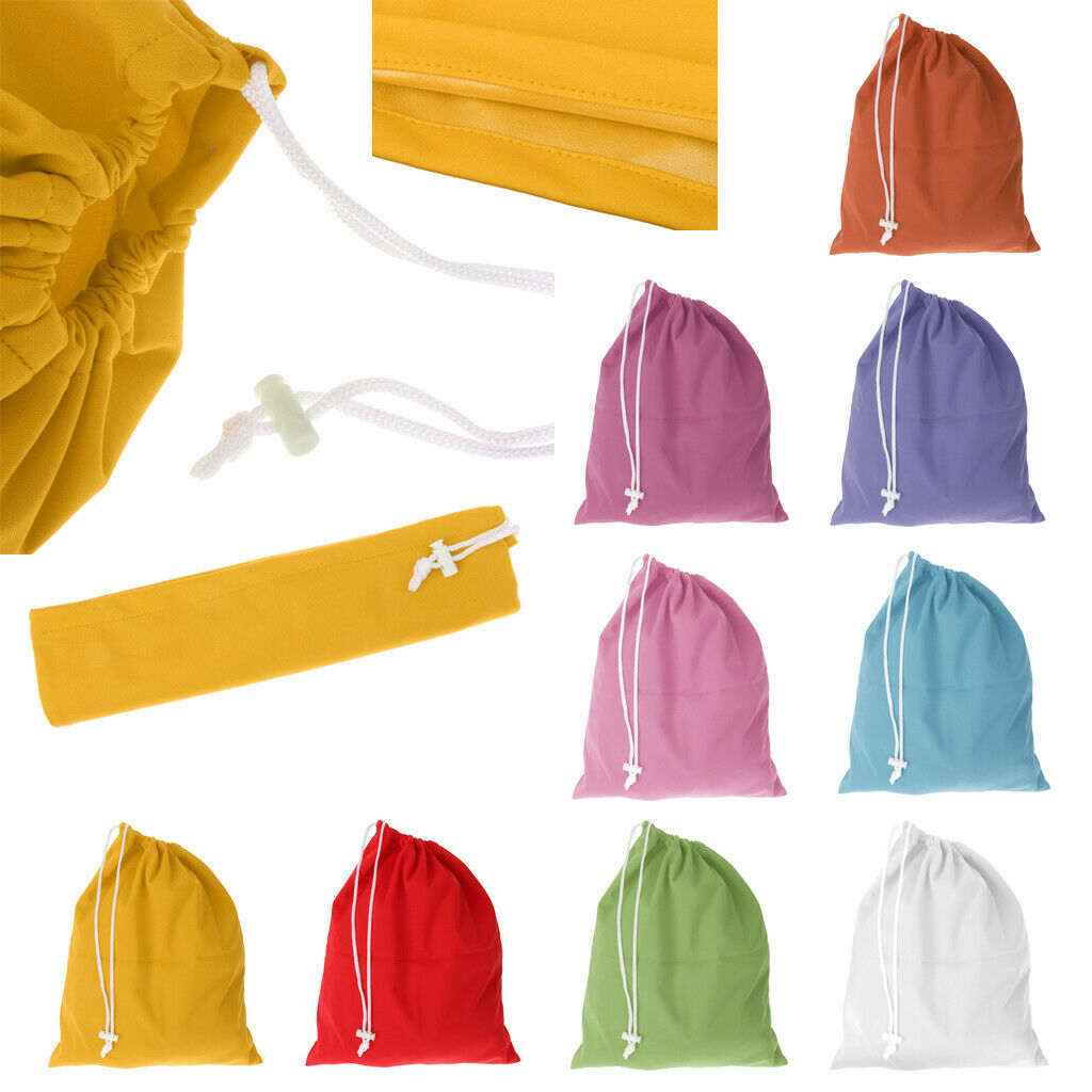 Waterproof Baby Nappy Bag Reusable String Closure Diaper Pouch Bags Red