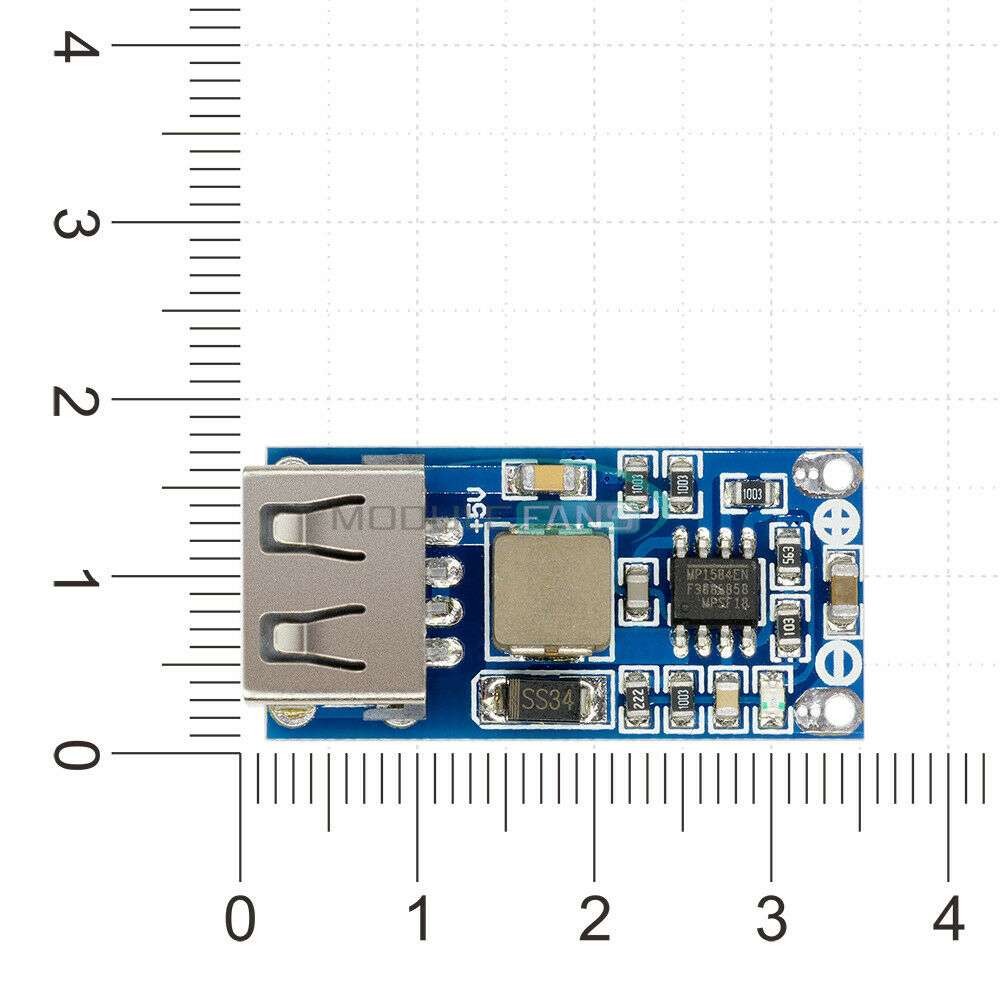 9/12/24V to 5V Step-down Power Supply Module DC-DC USB Buck Regulator Converter