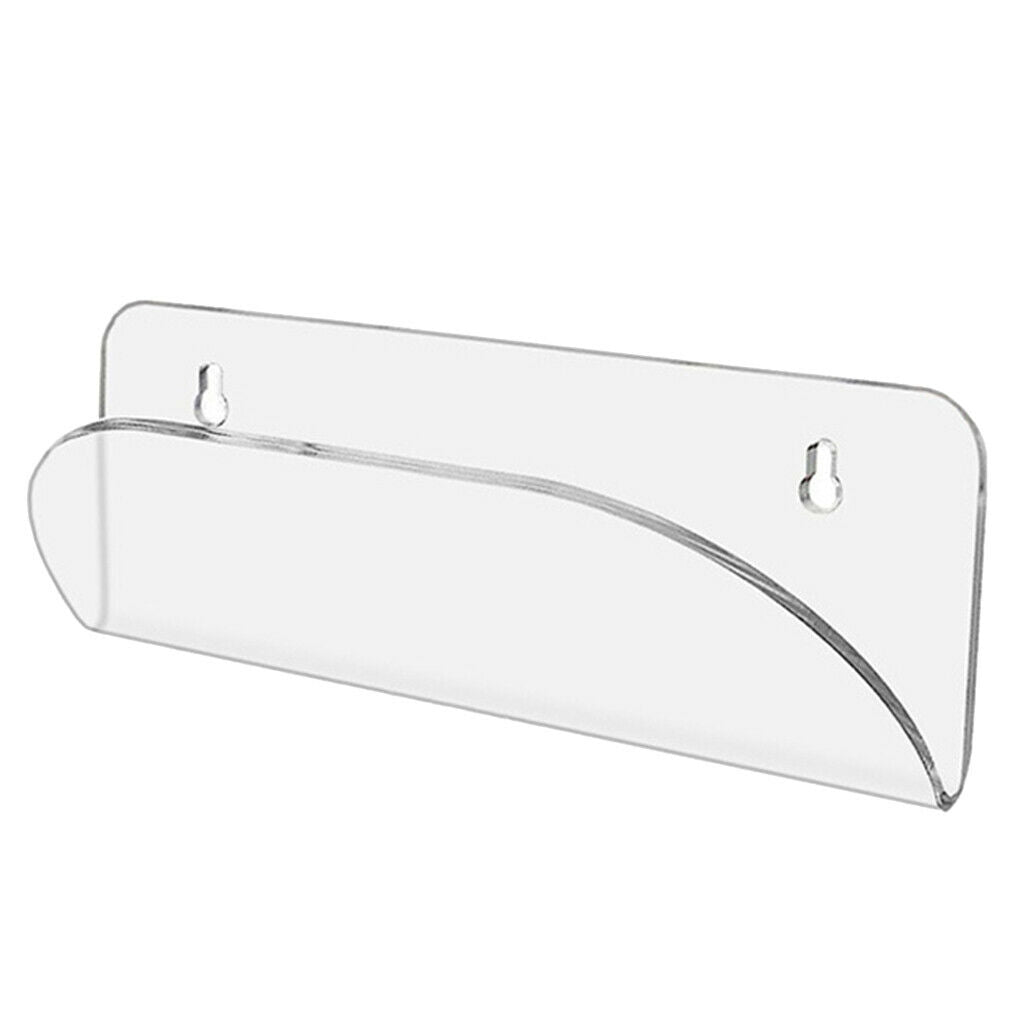 Clear Longboard Skateboard Wall Hanging Rack V-shaped Display Stand Storage