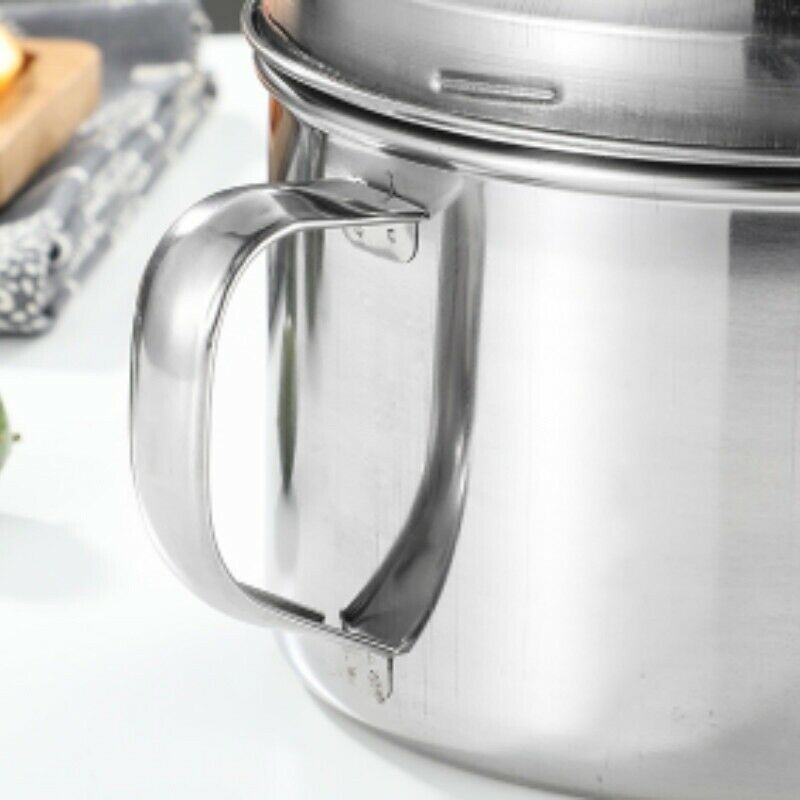 304 Stainless Steel Lunch Box 2 Layers Leak-Proof Food Container Dinnerware Uk