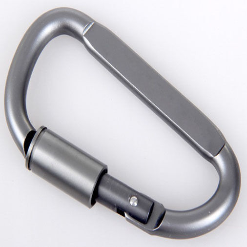 Outdoor D-Shaped Carabiners Keychain Backpack Buckle Aluminum Alloy 5PCS/ Lots
