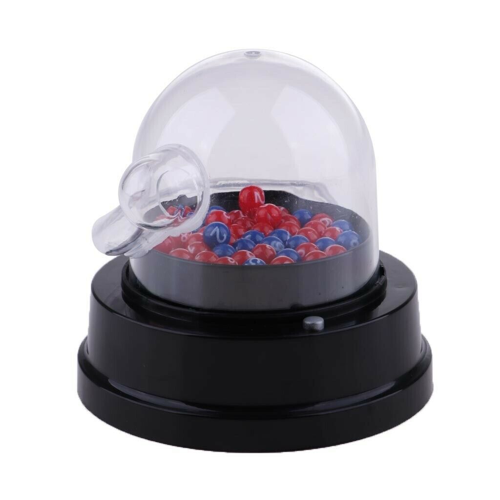 Electric Mini Lucky Number Picking Machine Lottery Bingo Game