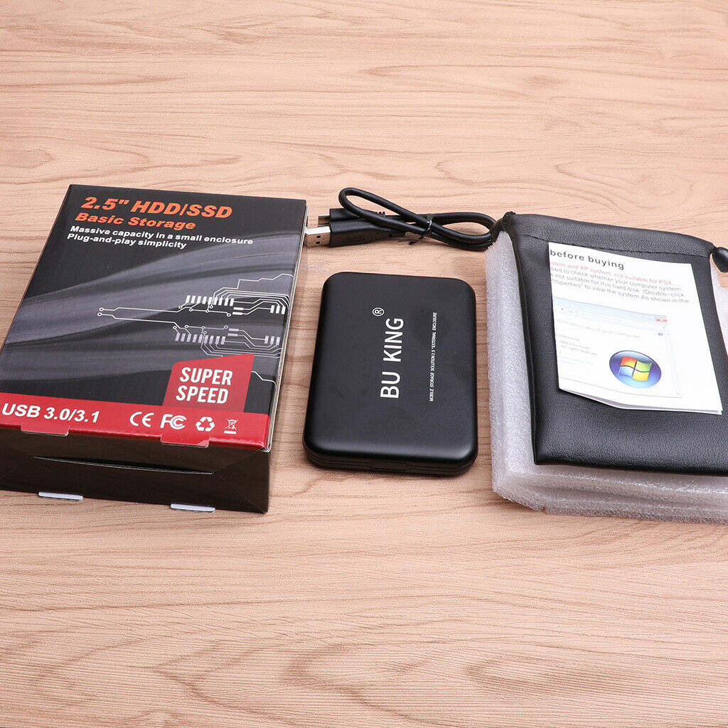 Ultra Thin USB3.0 Mobile Hard Drive High-speed Storage Capacity 120G 5400RPM