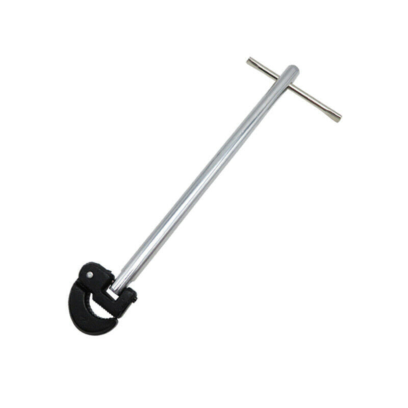 Adjustable Basin Wrench 305mm Steel Nut Tap Spanner Plumbing Sink Pipe Sewer