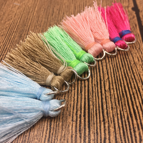 50pcs Muti color Cotton Thread Tassel scarf DIY Jewelry Accessories Tassels 20mm
