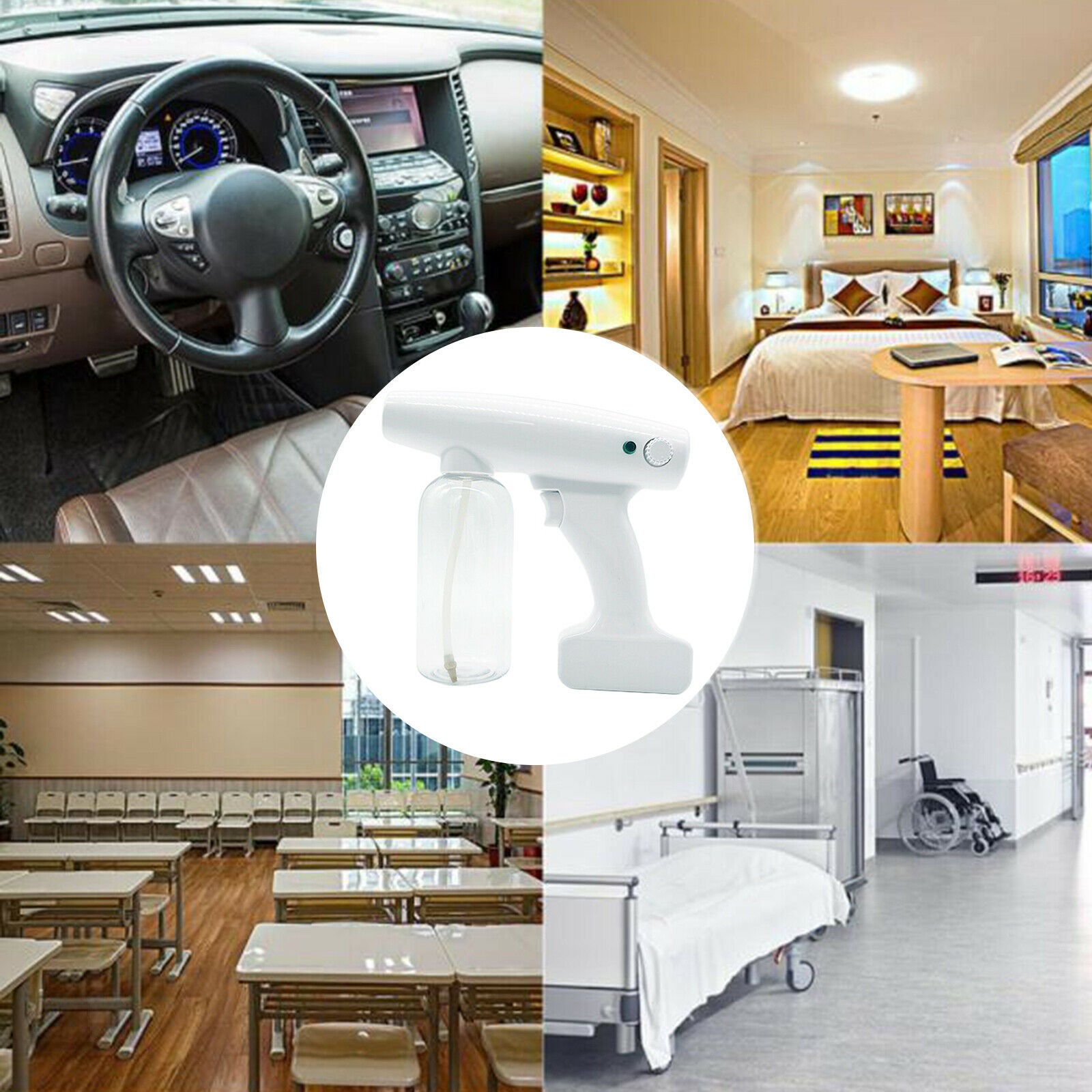 500ML Nano Steam  Light Sterilizer Nano Disinfent Spray for Home Car