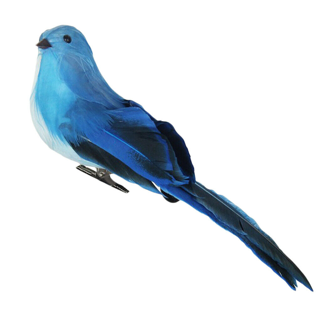 3pcs Feathered Craft Birds Artificial Foam Birds Photo Prop