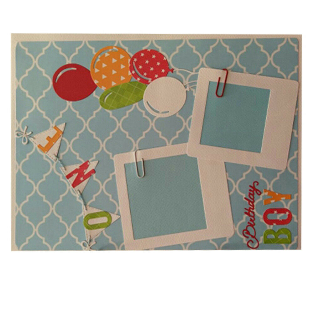 Customized 9pcs Balloons Scrapbooking Cutting Die Book Photo Album Art Car.l8