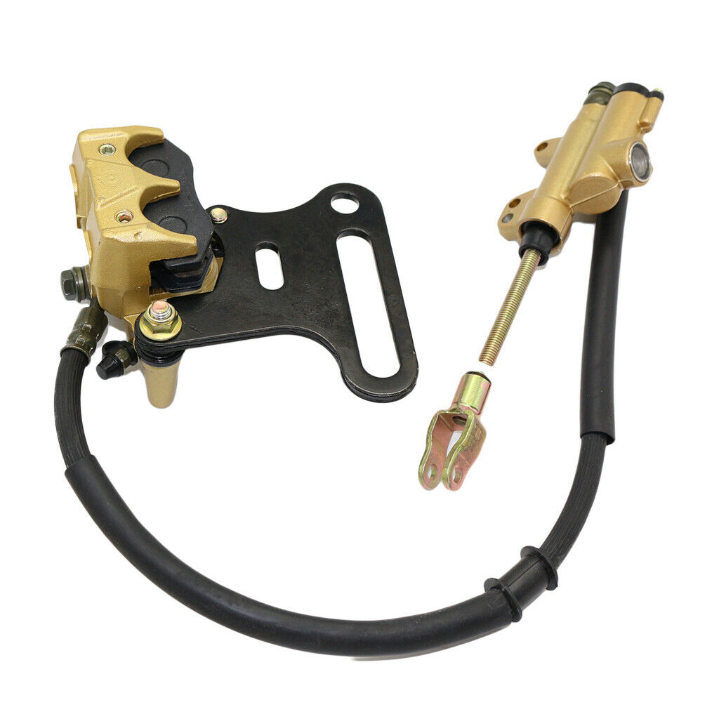 Hydraulic Rear Disc Brake Caliper System + Pads Assembly 110 125 140cc