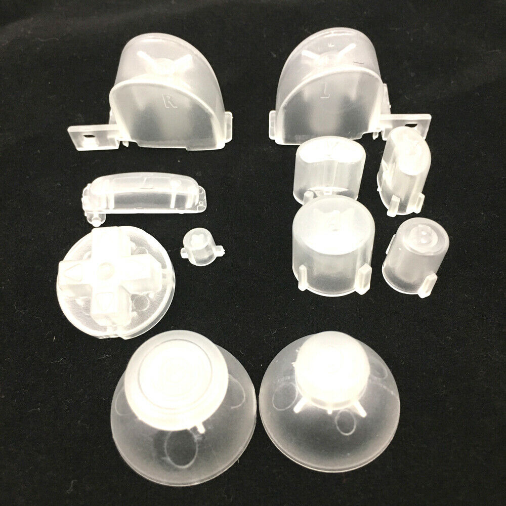 Luminous white ABXYZ/L R Buttons+Thumb Sticks D-pad for Nintendo Gamecube NGC
