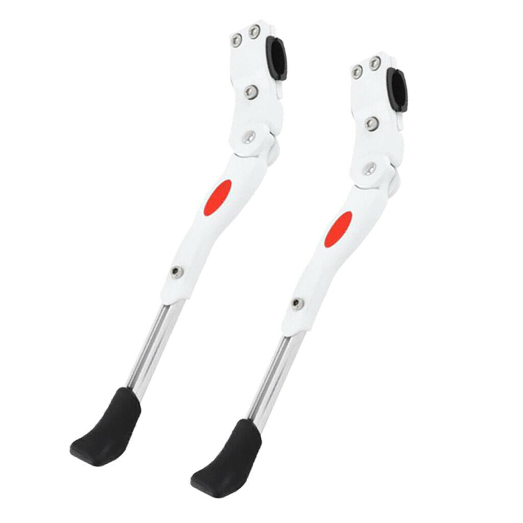 2 Pieces Rear-Mounted Bicycle Kickstands for 22-27'' Mountain Sports Bike