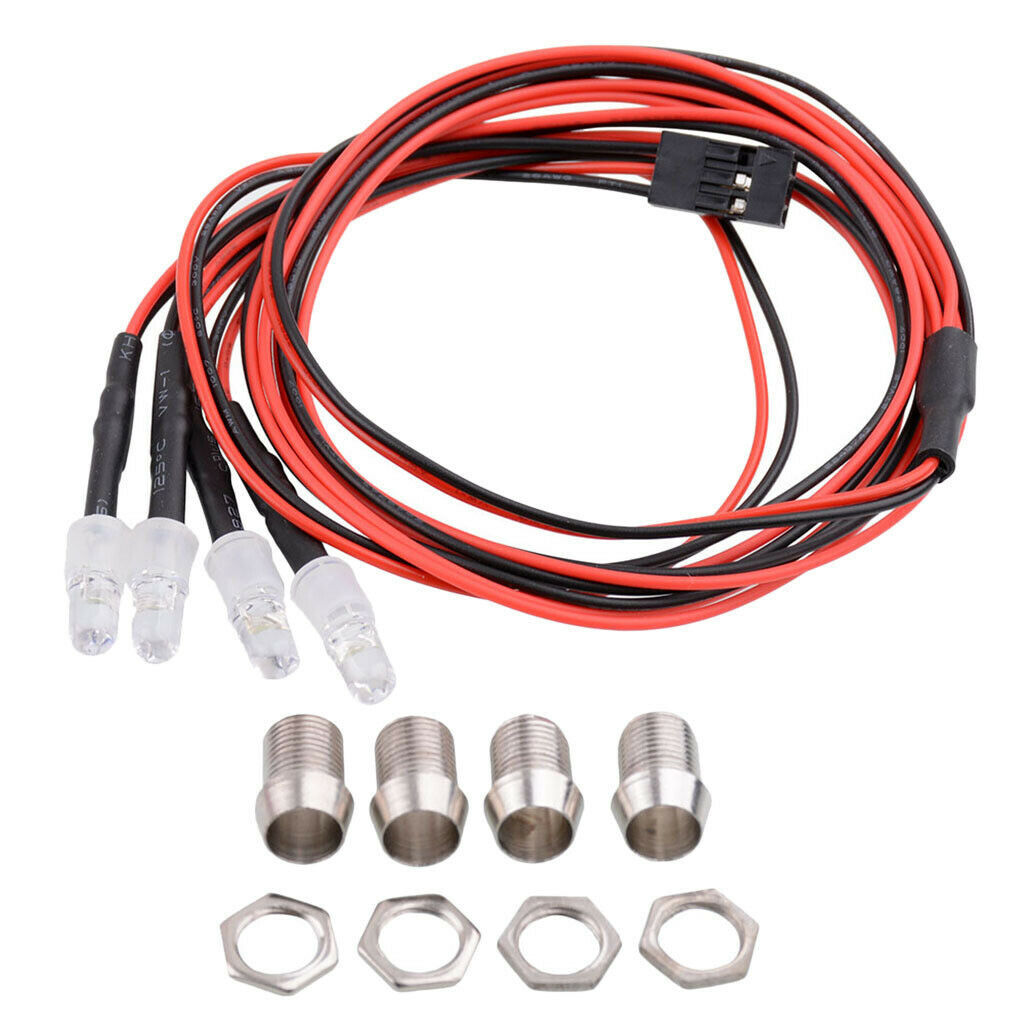 Blue LED headlight light bar for 1/5 1/8 1/10 1/12 1/16 RC Cars