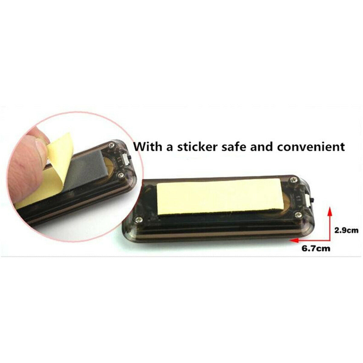 Solar Powered Car Dummy Alarm Warning Anti-Theft Flashing LED Burglar Light Blue