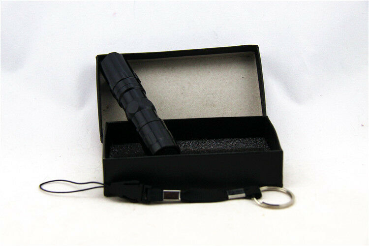 Black Color 3W 1AA Mini Flashlight Small Outdoor Flashlight Police LED