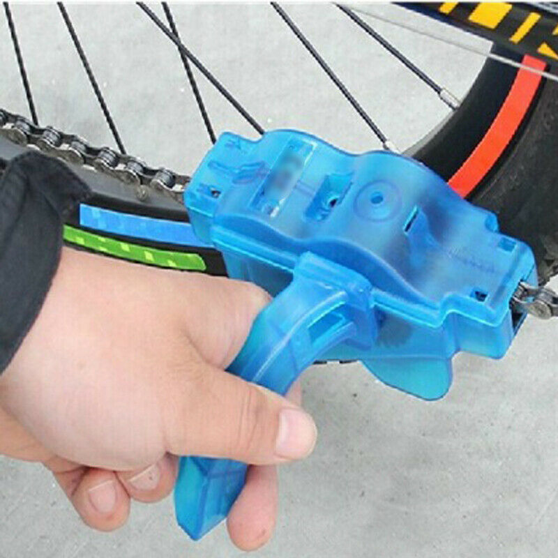 3X Bike Cycling Bicycle Chain Clean Dry Brush Cleaner Scrubber Tool ABS Plastic