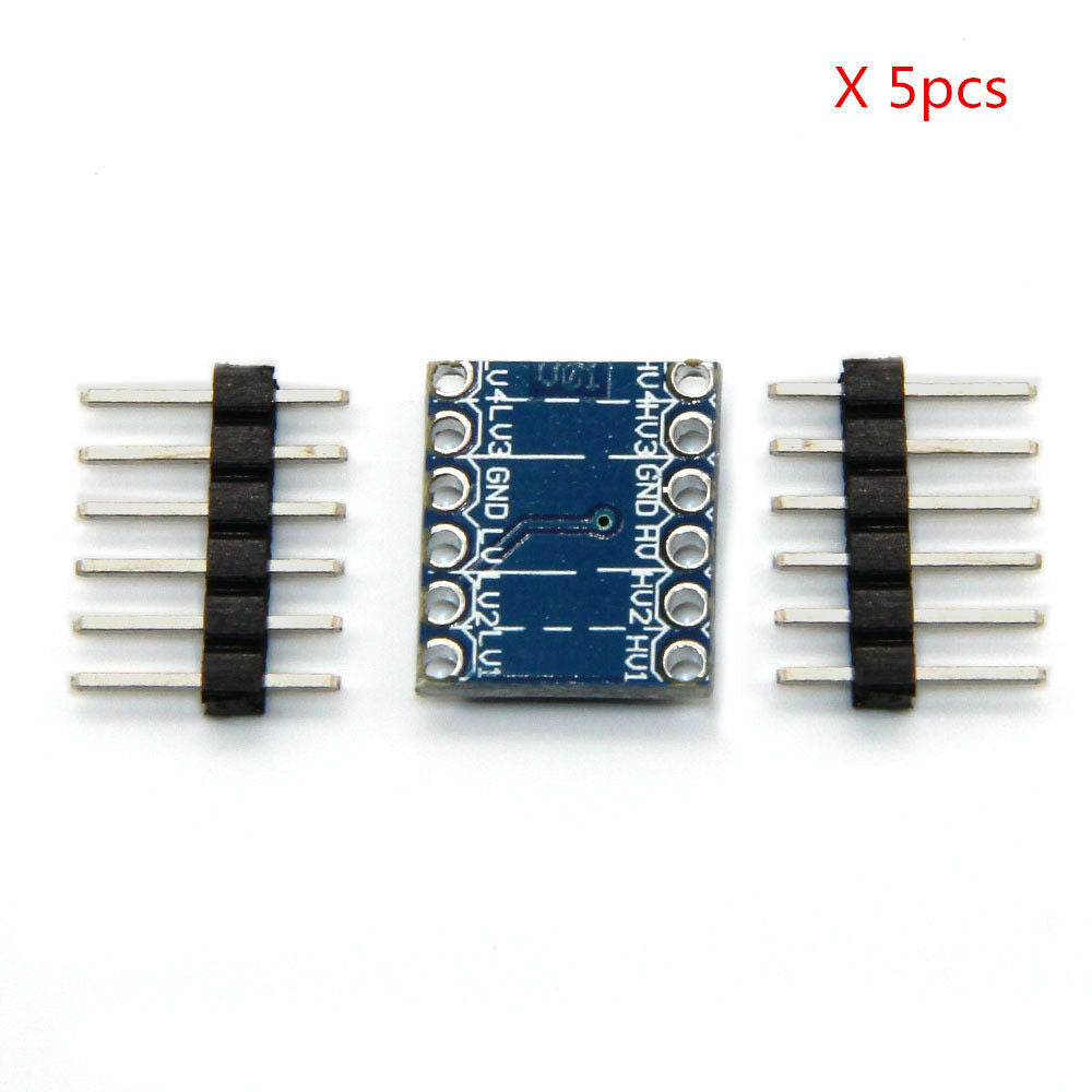 5Pcs For Arduino IIC I2C Logic Level Converter Bi-Directional Module 5V To 3.3V