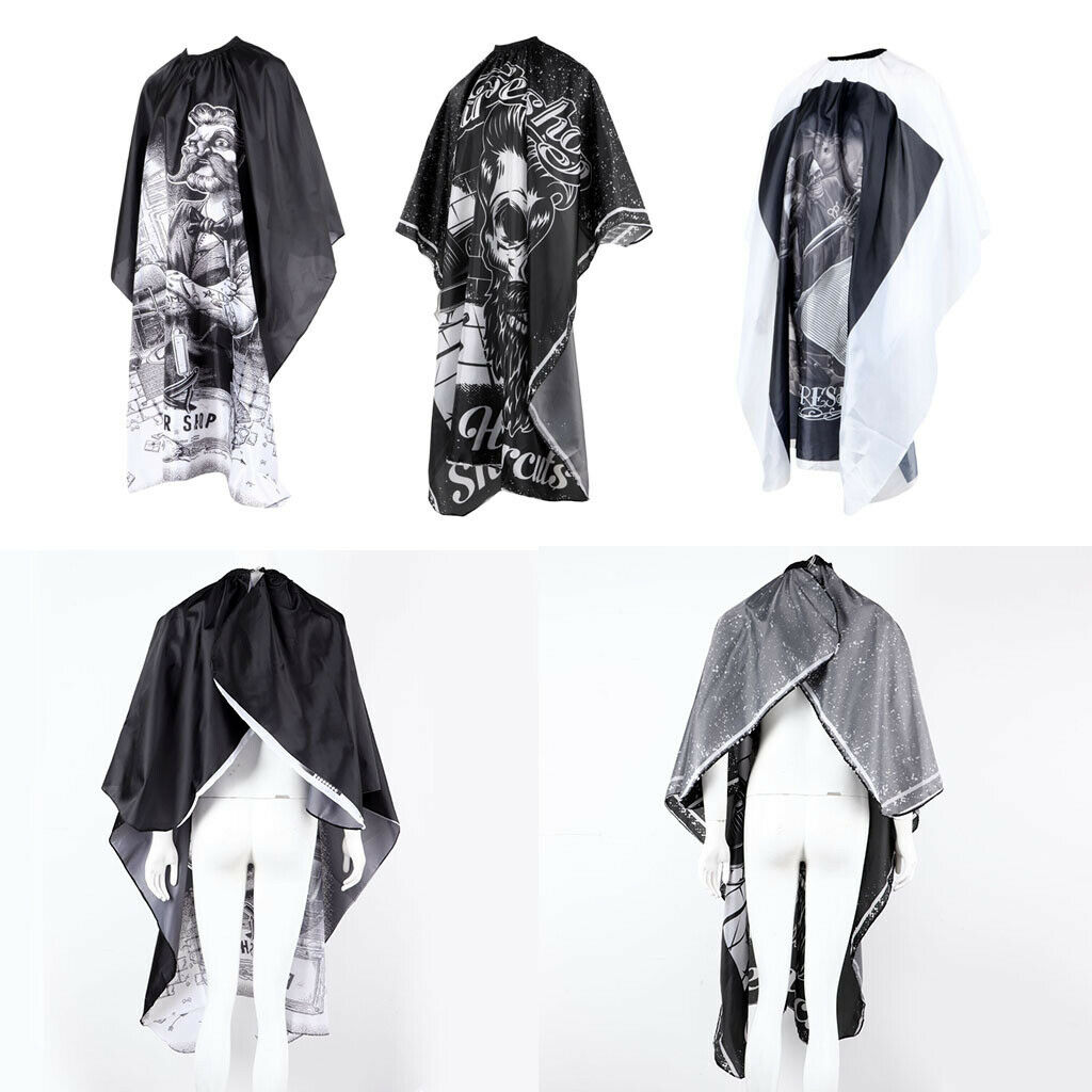 3X Hair Cutting Cape Gown Unisex Hairdressing Hair Salon Apron Barber Capes