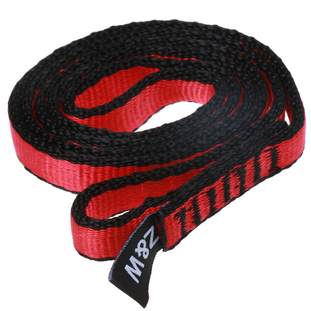 Nylon Sling Loop Rock Climbing Rappelling Descender Security Strap 60x1.5cm