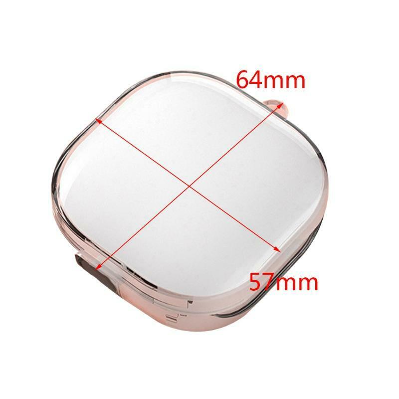 Case Cover with Keychain for QCY T13 Wireless Earbuds Transparent TPU Case