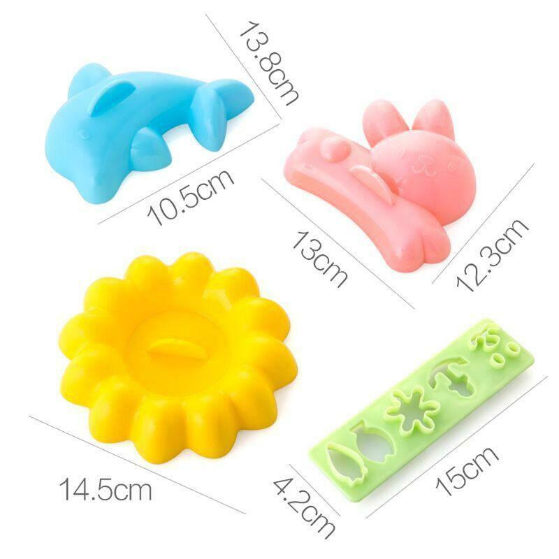 DIY Lovely Cartoon Animal Rice Ball Mold Bento Sandwich Food Maker Mould Home