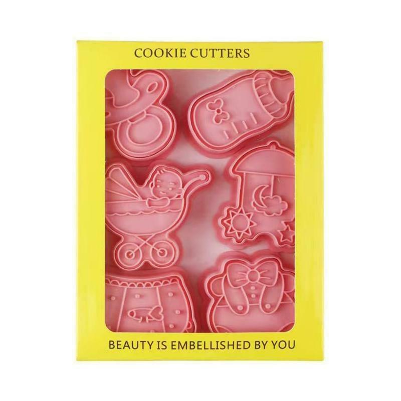Dessert and Fondant Biscuit Cutters Plastic Material Cookie Cutters Cake Baking