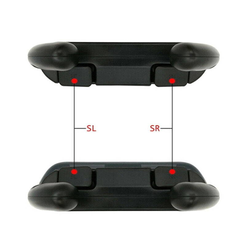 Black 2 pcs joy-con grip steering wheel handle controller for nintendo switch NC