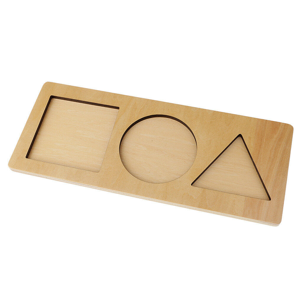 Kids Baby Geometry Educational Toys Puzzle Montessori Preschool Learning #10