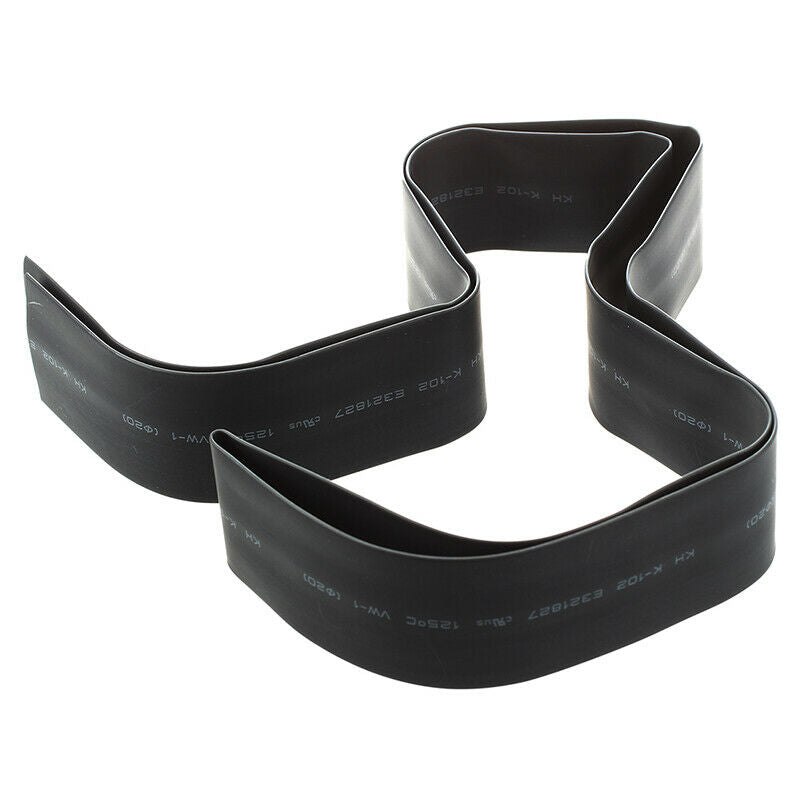 20mm Black Heat Shrinkable Tube Shrink Tubing Sleeve Cable Wrap 1m W4P3P3