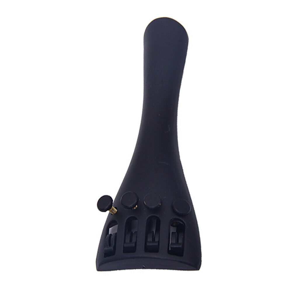 New Black 4/4 Violin Bridge Tailpiece with Beautiful Alloy Parts