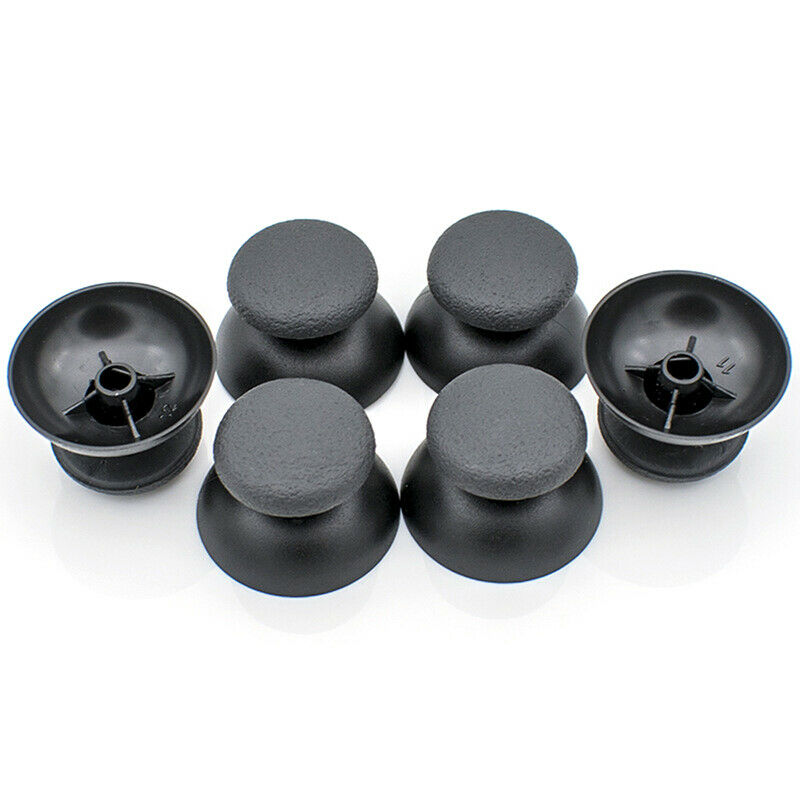 10pcs Concave Analog Thumbstick Mushroom Cap Grip Gray for Xbox 360 ControllerDD
