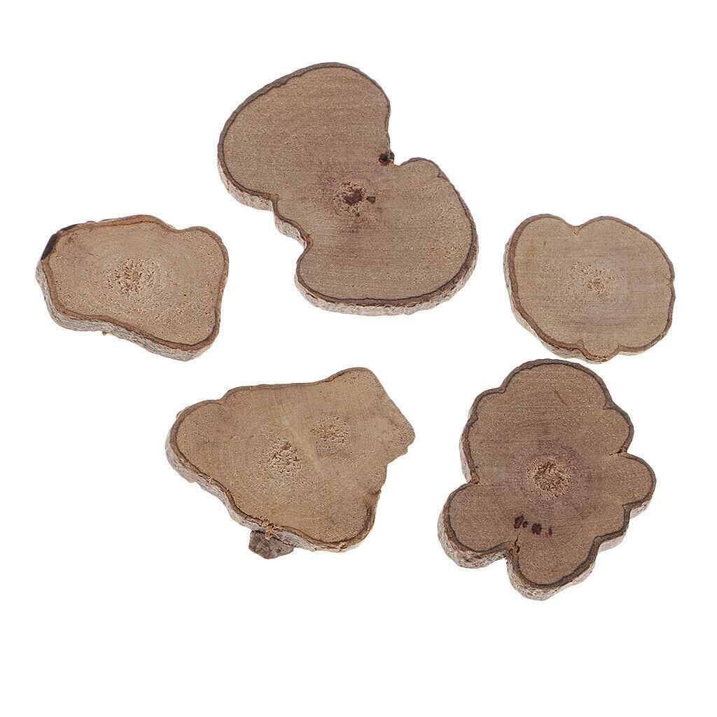 40pcs Natural Country Wood Slices Log Slabs For Home Decor & Rustic Weddings