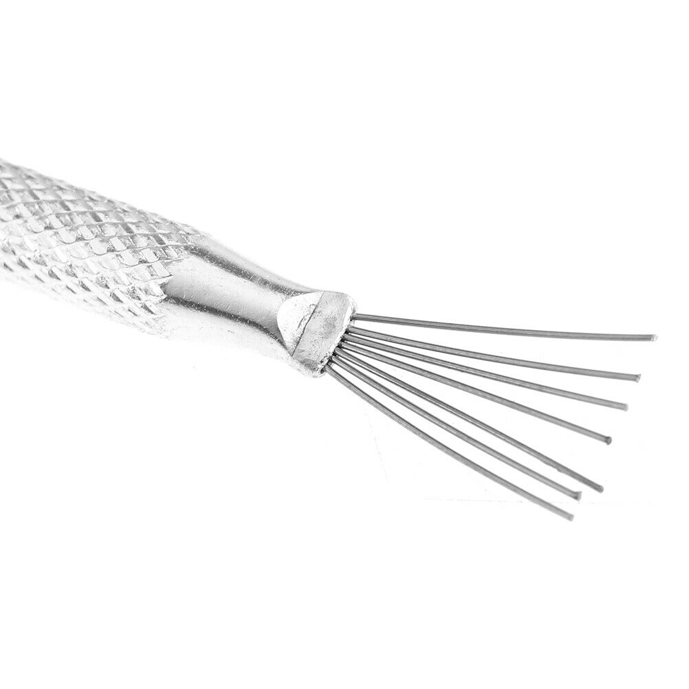7 Pin Feather Wire Texture Pro Needle Pottery Clay Tools Sculpting Tool s.l8