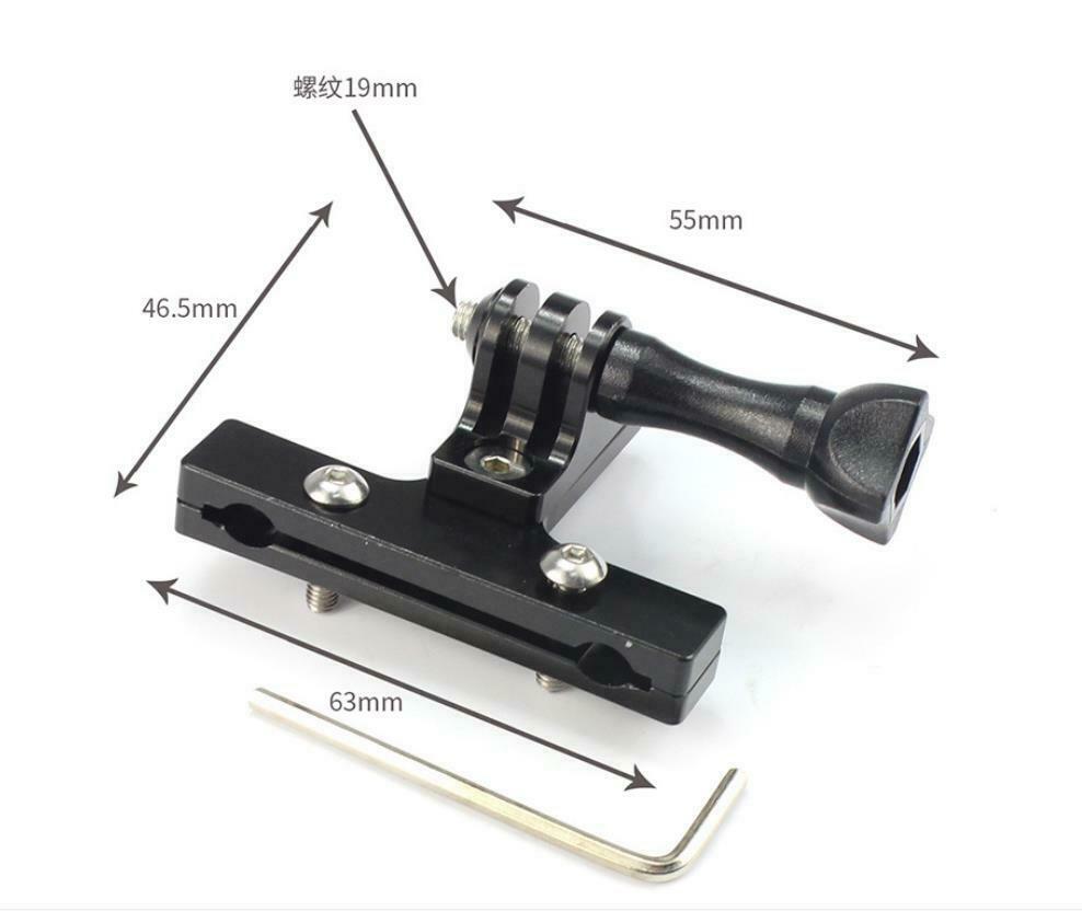 For Gopro Hero6/5/4/3 Sports Camera CNC Aluminum Alloy Accessories Bicycle Base
