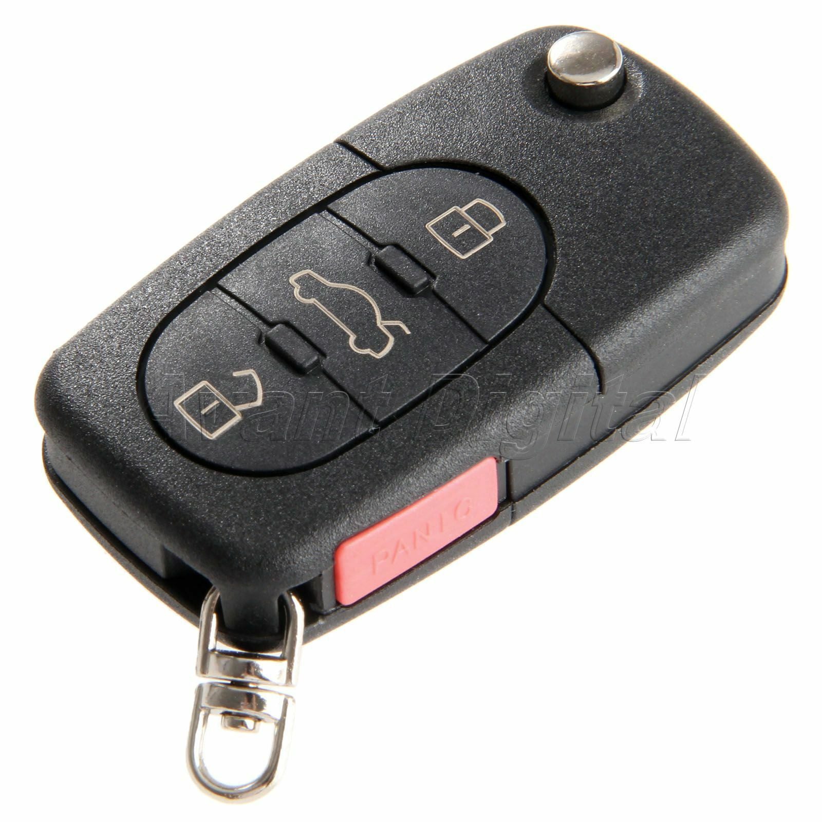 Remote Car Folding Key Entry Fob Case Shell Pad with Blade for  TT S4 A4 A6