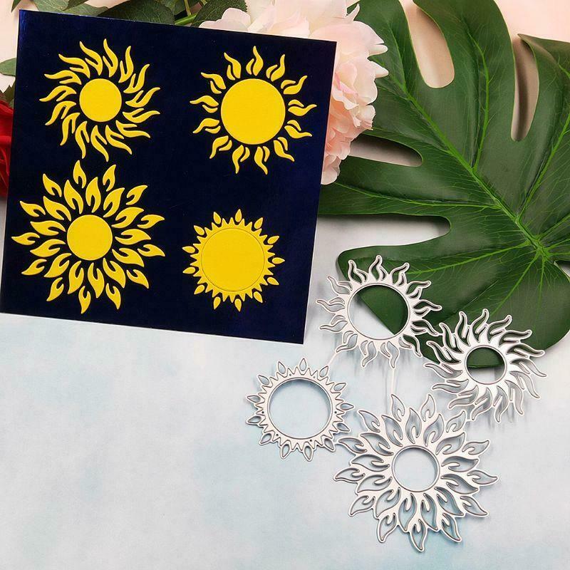 Sun Metal Cutting Dies Stencil Album Scrapbooking Embossing Paper Card Craft