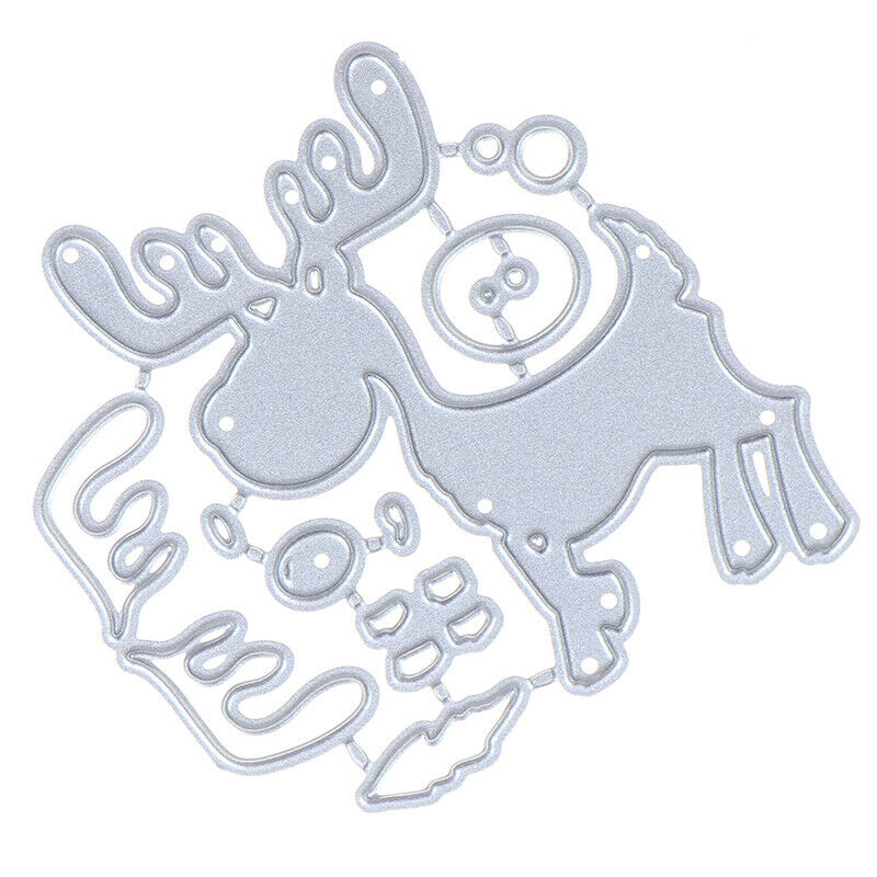 Christmas Deer Metal Cutting Dies Craft dies for Scrapbooking DIY card ma.l8