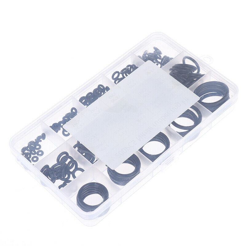 200Pc Rubber O-Ring Washer Assortment Set Hydraulic Plumbing Gasket Seal .l8