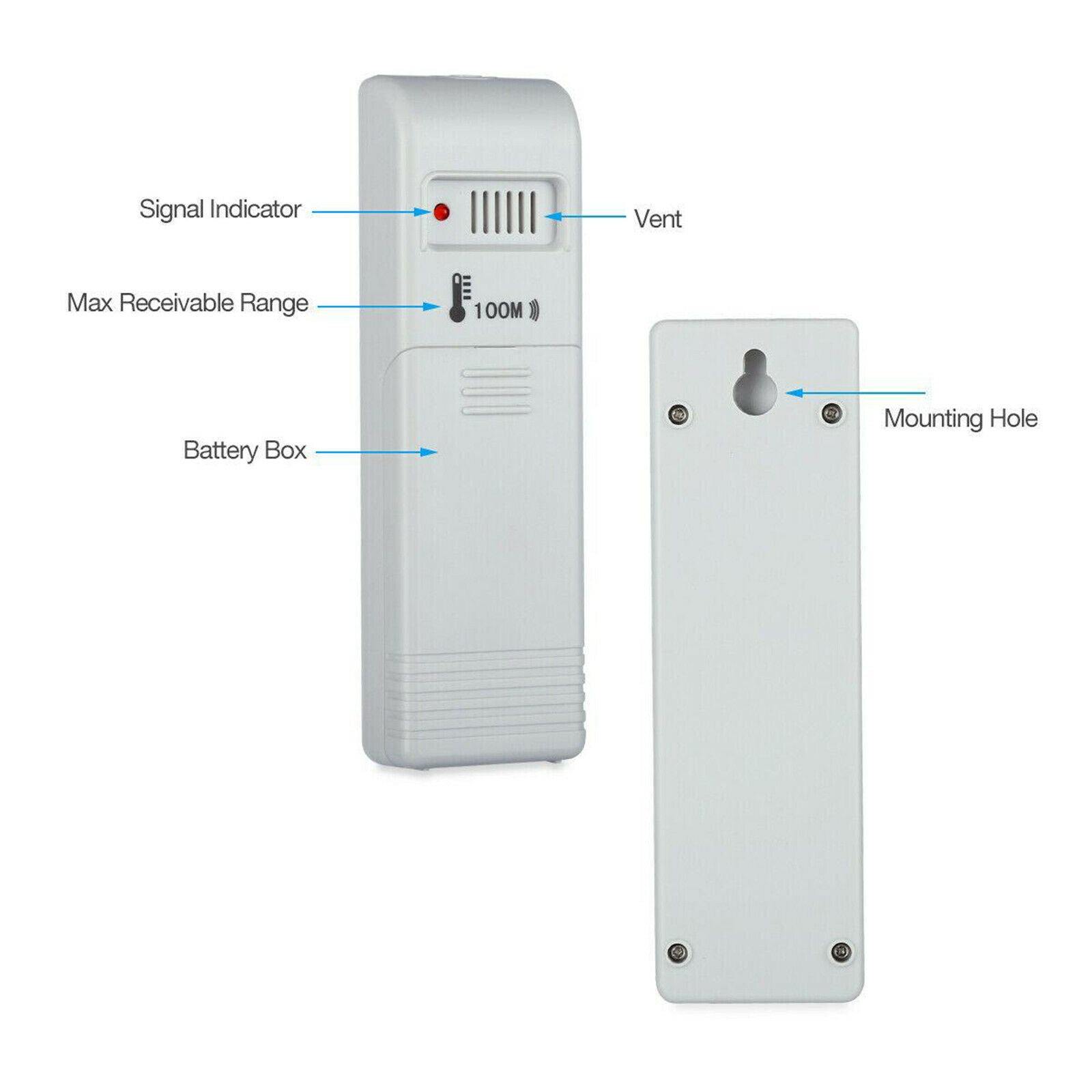 Thermometer Clock Temperature Tester Temperature Measuring Tools for Home