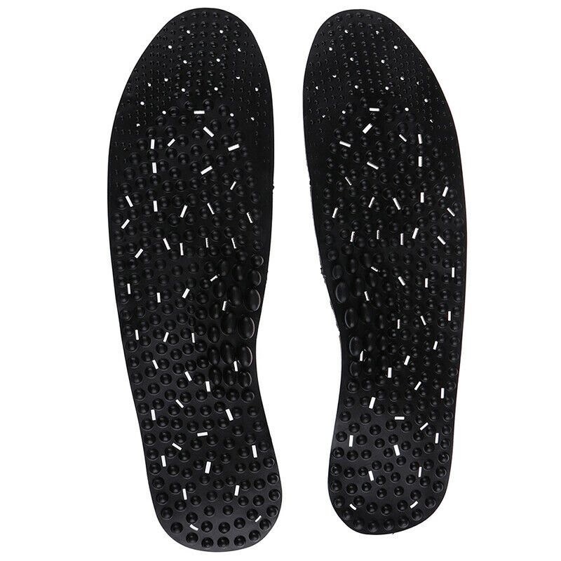 1 Pair Massage Insoles Negative Ion Acupressure Feet Care Protector Breathabl TL