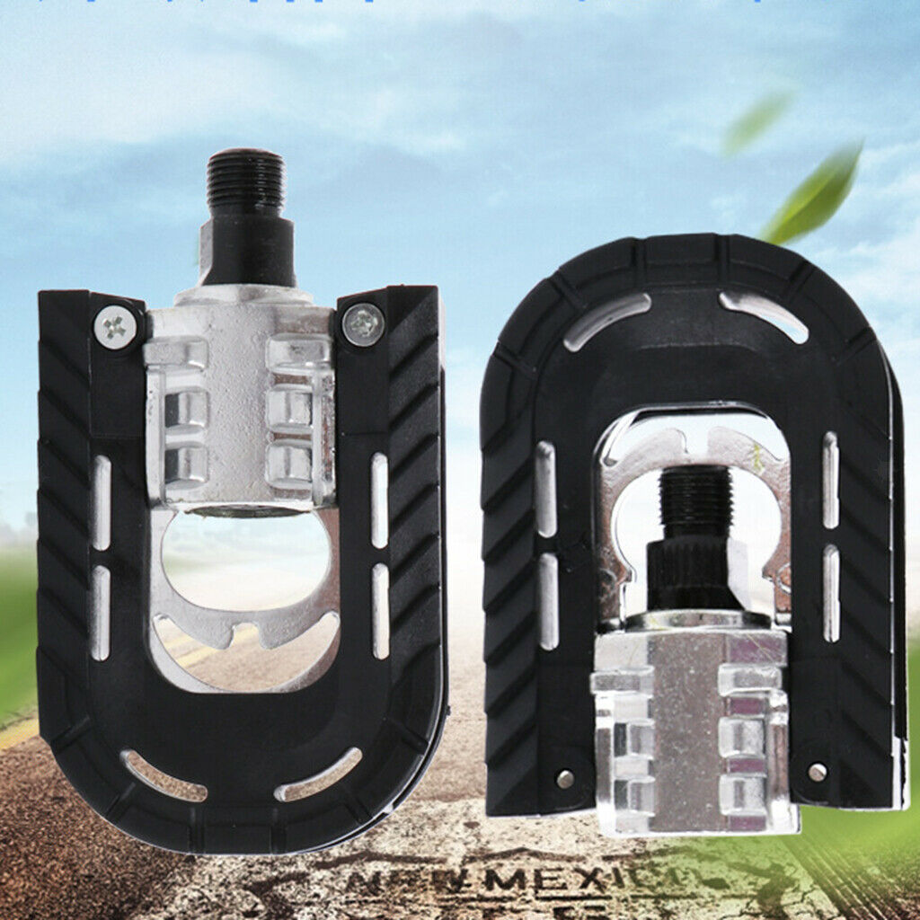 Folding Bicycle Pedals Non-Slip 9/16 Inches Bicycle Platform Flat Pedals