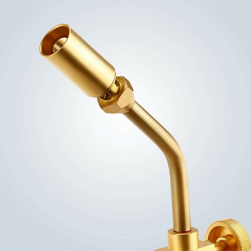Brass Pencil Flame Propane Welding Torch Head, Start Metal Handle Torch MAPPG2Y4