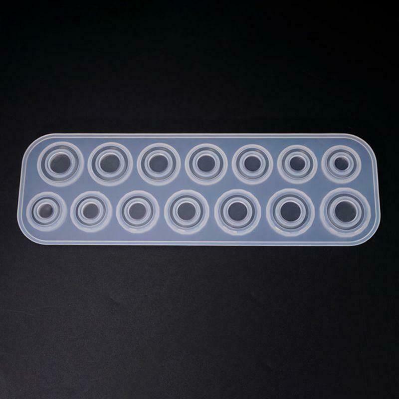 Flat Rings Mould Collection Handmade DIY Jewelry Making Ring Silicone Mold Epoxy
