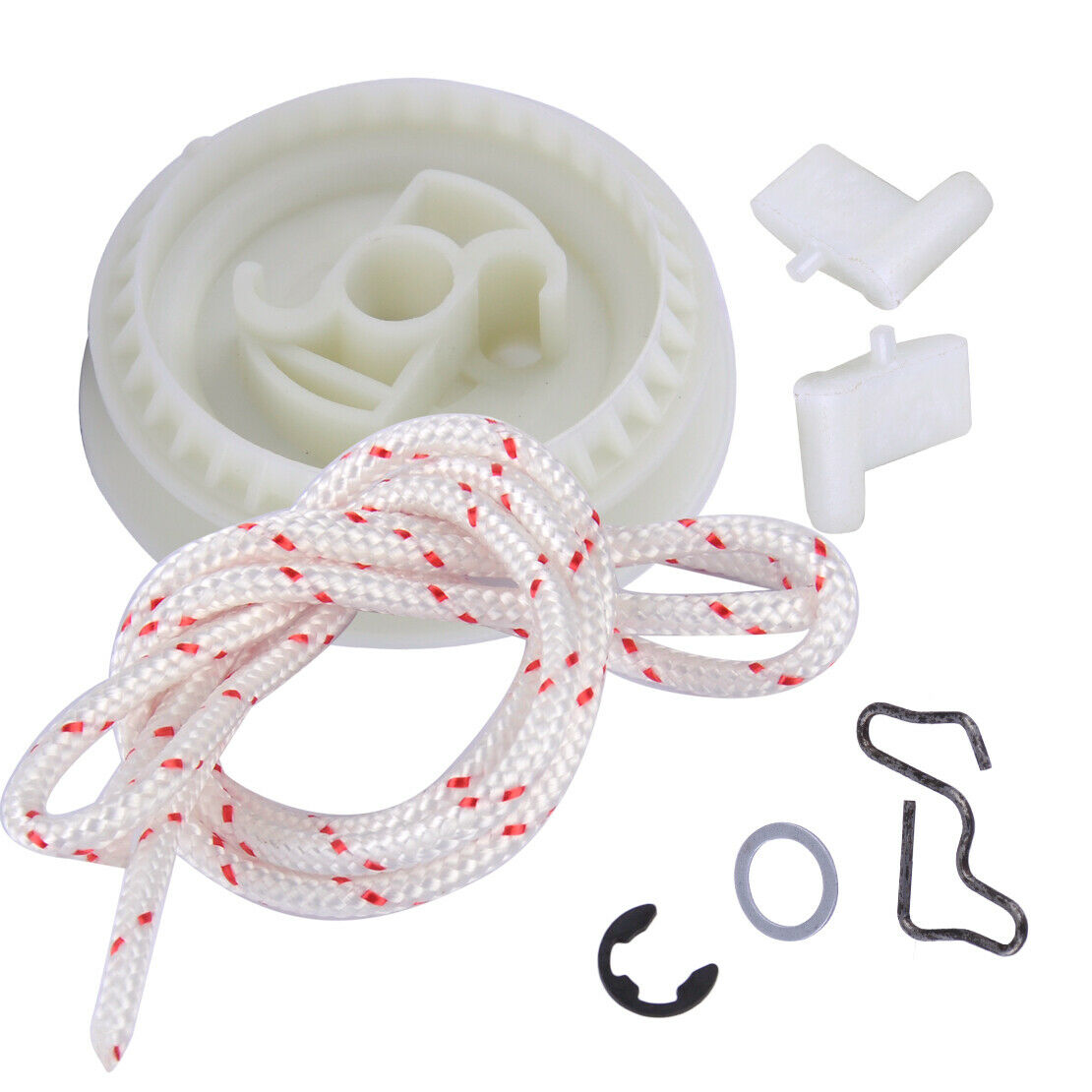 Recoil Starter Spring Rope Pulley Pawl Kit Fit for Stihl MS210 MS230 MS250 An