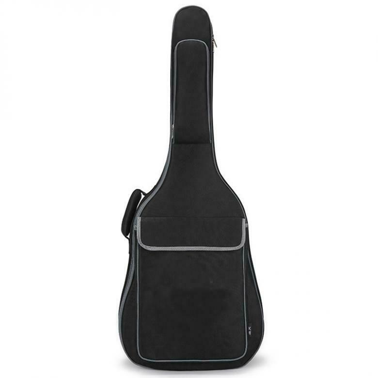 41 Inch Oxford Fabric Guitar Case Gig Bag Double Straps Padded 10mm Cotton Soft