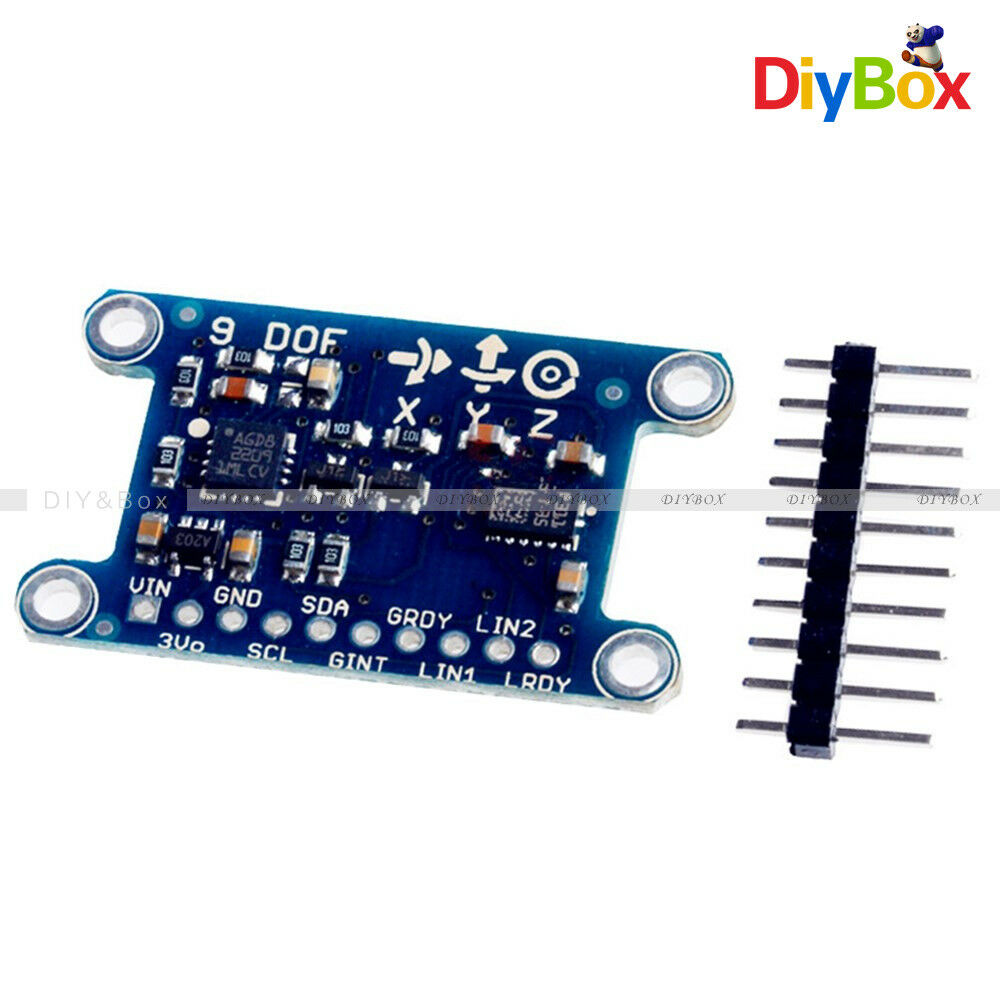 9 Axis IMU L3GD20 LSM303D Module 9DOF Compass Acceleration Gyroscope for Arduino