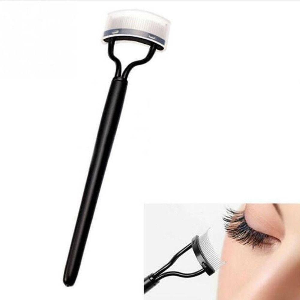 Pro Eyelash Curler Comb Lash Separator Lift Curl Metal Brush Makeup Tool - US